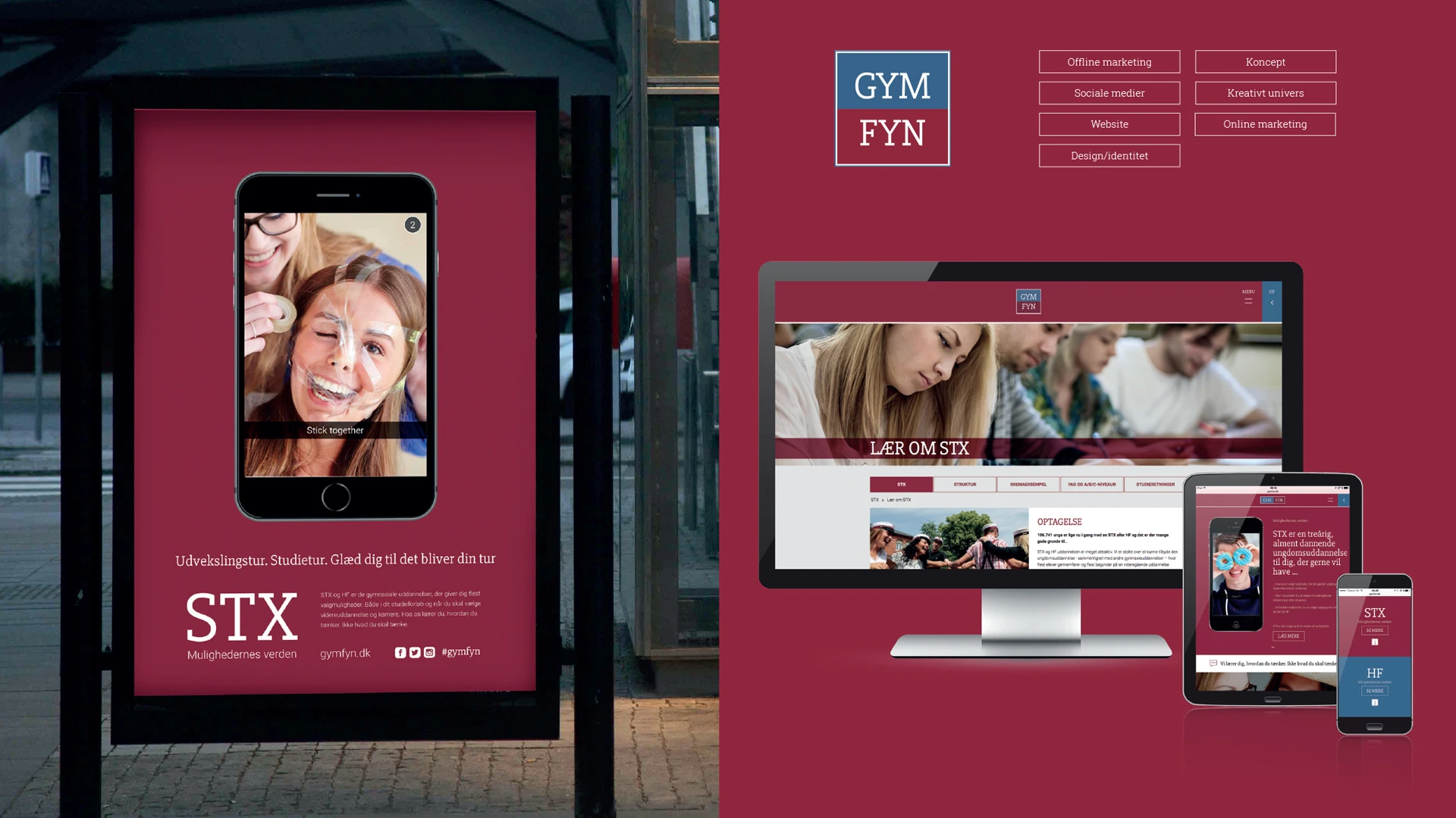 The GymFyn campaign overview.
