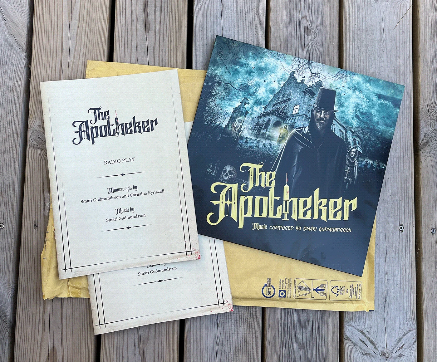 Artwork on the physical release.