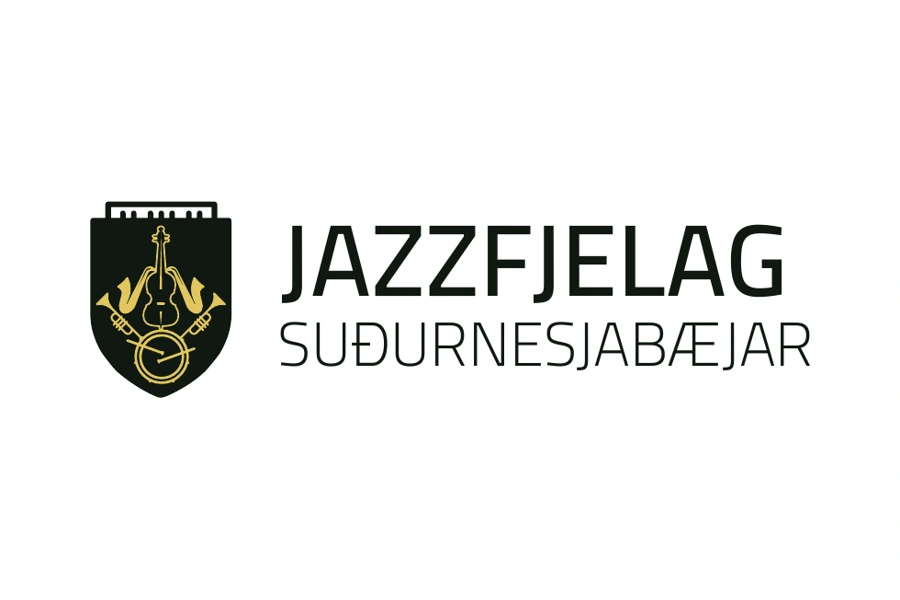 Jazzfélag Suðurnesjabæjar original logo artwork