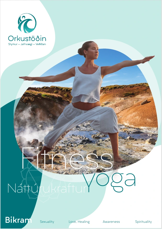Yoga key visual from the identity presentation.