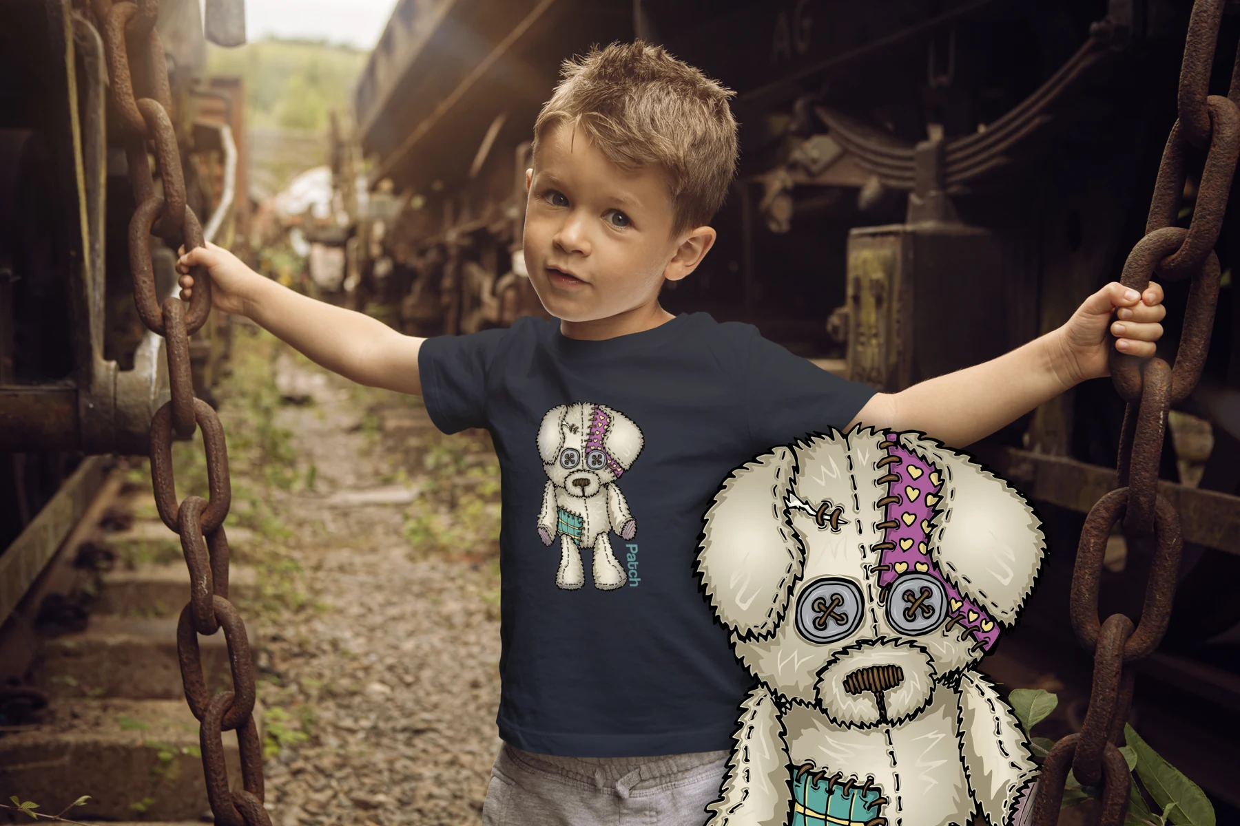 Patch — a children’s T-shirt concept.